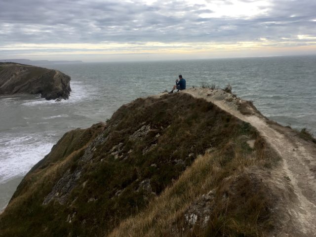 overlooking Lulworth Cove