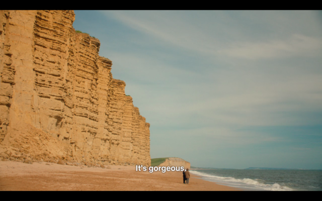 Scene of Jurassic Coast from "Broadchurch"