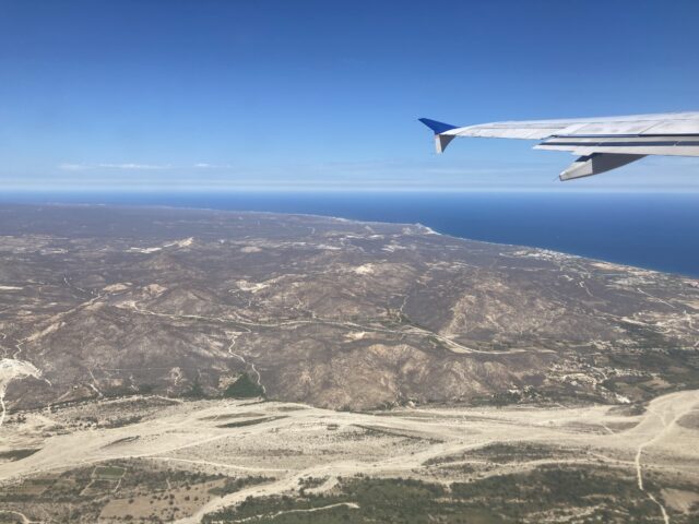 Baja from plane