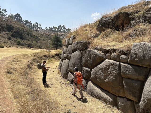 As we walked toward Sacsayhuamán, we inspected other stone edifaces