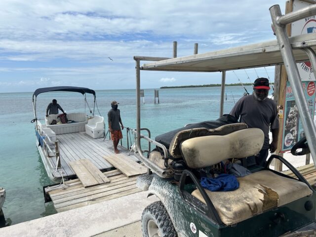 small ferry for golf cart