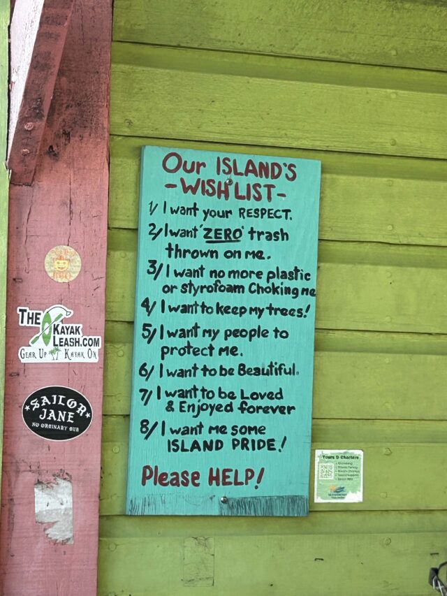 sign of island values