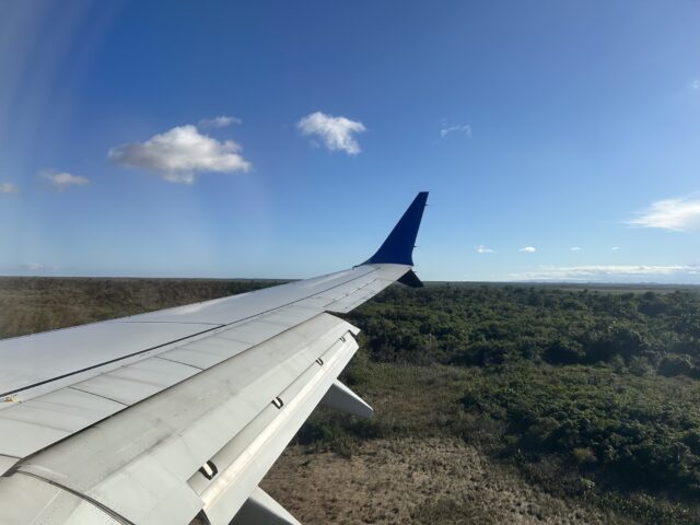 landing in Belize City